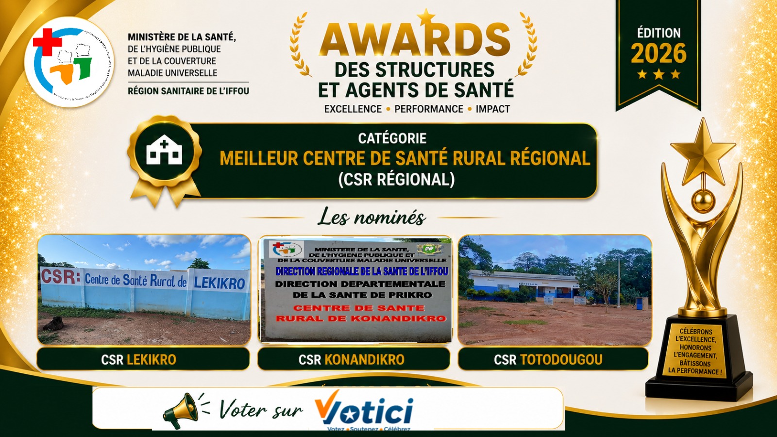 MEILLEUR CENTRE DE SANTE RURAL RÉGIONAL (CSR REGIONAL)