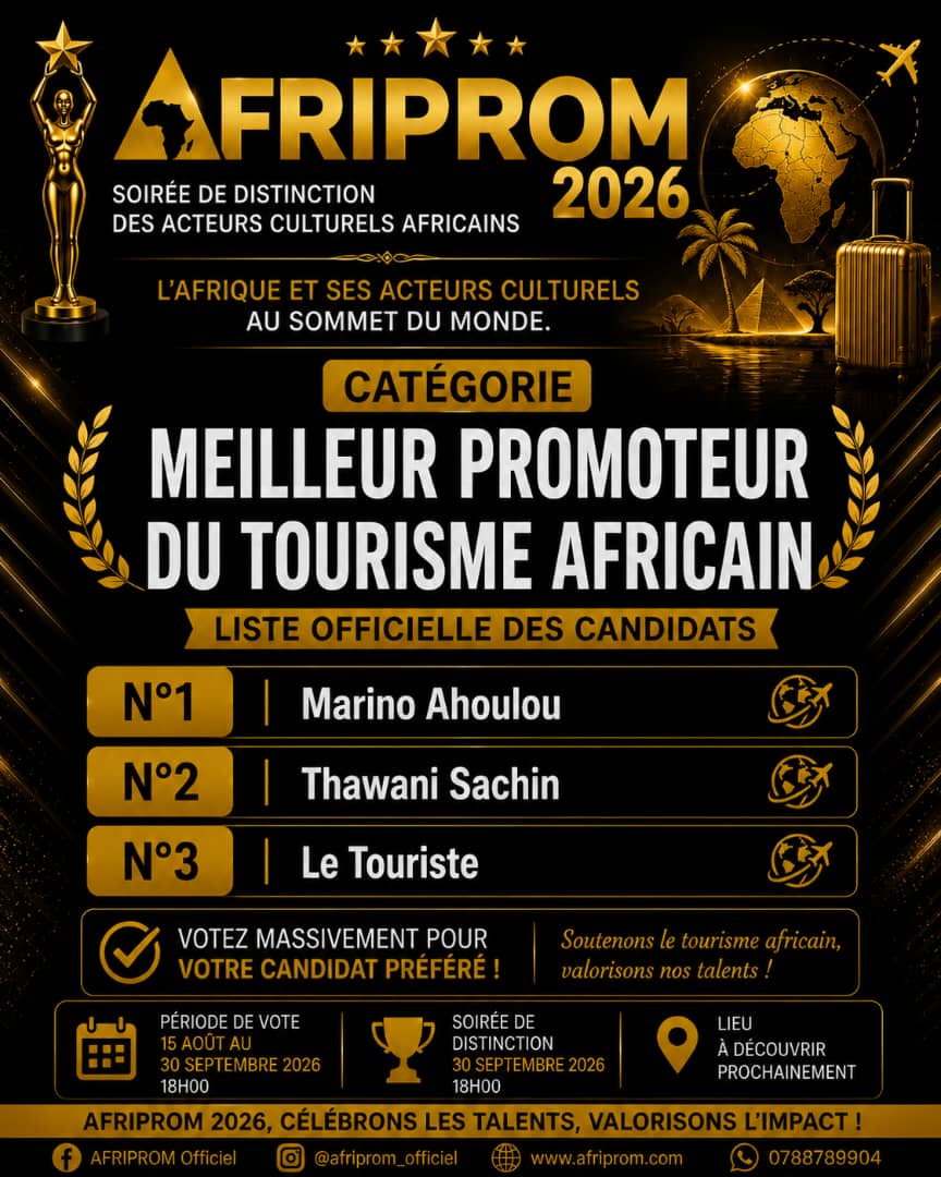 Meilleur promoteur du tourisme africain