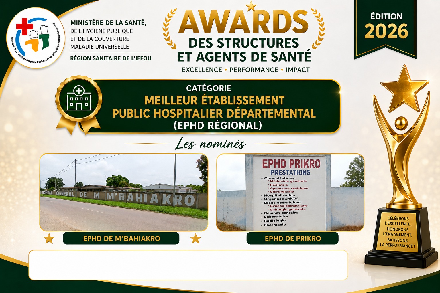 MEILLEUR ETABLISSEMENT PUBLIC HOSPITALIER DEPARTEMENTAL (EPHD)
